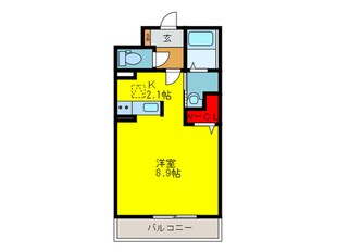 ハレルアナの物件間取画像